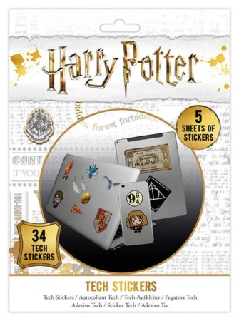 Samolepky vinylové Harry Potter 34ks sada 5 archů