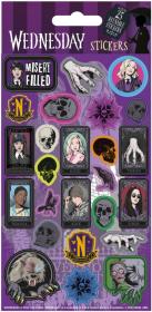 Samolepky Wednesday opakovaně použitelné 25ks 1 arch