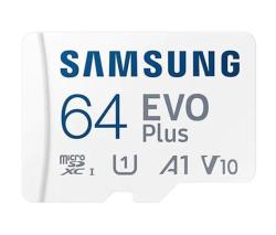 Samsung EVO Plus/micro SDXC/64GB/160MBps/UHS-I U1 / Class 10/+ Adaptér Samsung EVO Plus/micro SDXC/64GB/160MBps/UHS-I U1 / Class 10/+ Adaptér
