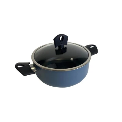 San Ignacio Kastrol s poklicí a nepřilnavým povrchem NOIA 20 cm modrý