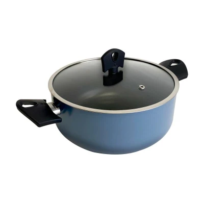 San Ignacio Kastrol s poklicí a nepřilnavým povrchem NOIA 24 cm modrá