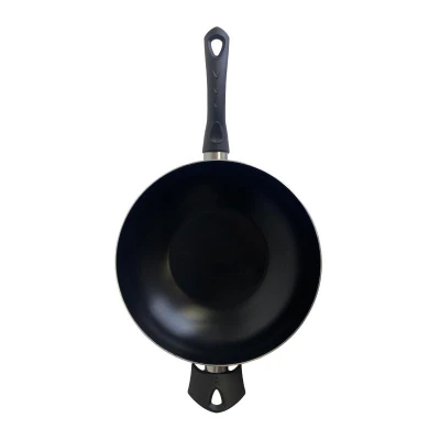 San Ignacio Pánev WOK s nepřilnavým povrchem NOIA 30 cm modrá