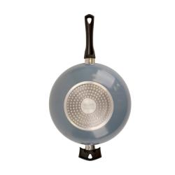 San Ignacio Pánev WOK s nepřilnavým povrchem NOIA 30 cm modrá