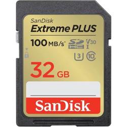 SanDisk Extreme PLUS SDHC 32GB 100MB/s V30 UHS-I SanDisk Extreme PLUS SDHC 32GB 100MB/s V30 UHS-I