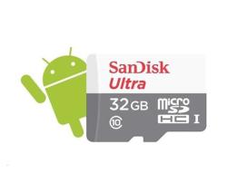 SanDisk Ultra/micro SDHC/32GB/100MBps/UHS-I U1 / Class 10 SanDisk Ultra/micro SDHC/32GB/100MBps/UHS-I U1 / Class 10