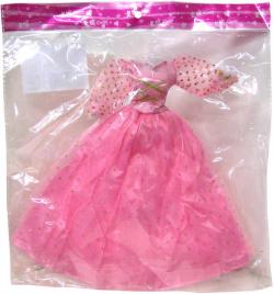 Šatičky plesové pro panenku na ramínku různé druhy v sáčku