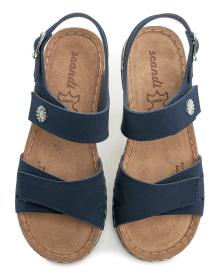 Scandi 250-2024-D1 navy dámske sandále