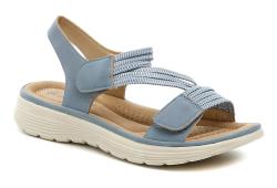 Scandi 251-2214-D1 modré dámské sandály Scandi 251-2214-D1 modré dámské sandály