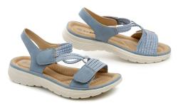 Scandi 251-2214-D1 modré dámské sandály