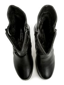 Scandi 262-0227-A1 čierne dámske zimné topánky