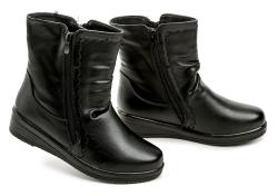 Scandi 262-0227-A1 čierne dámske zimné topánky