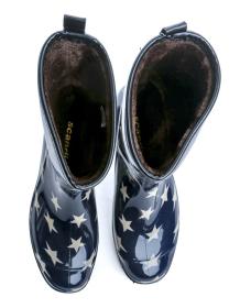 Scandi 266-1063-D1 navy dámské zimní holínky