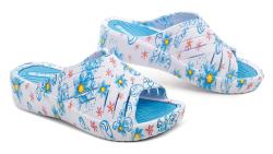 Scandi 280-0022-S3 modré dámské plážovky