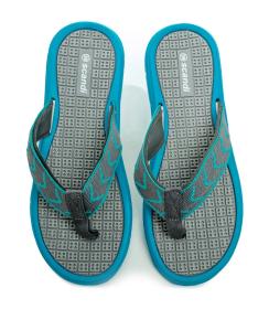 Scandi 282-0015-S1 tyrkysové dámské žabky