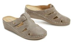 Scandi 290-0043-K1 béžové dámske nazúvaky