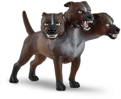 Schleich Harry Potter figurka tříhlavý pes Chloupek pohyblivá čelist plast