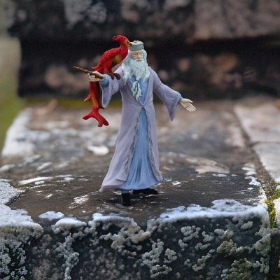 Schleich Harry Potter set figurka Albus Brumbál a Fénix plast