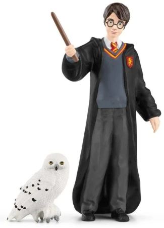 Schleich Harry Potter set figurka Harry Potter + sova Hedvika plast