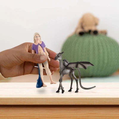 Schleich Harry Potter set figurka Lenka Láskorádová a mládě Testrála plast