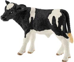 SCHLEICH Holšteinské tele 8cm figurka kráva ručně malovaná plast SCHLEICH Holšteinské tele 8cm figurka kráva ručně malovaná plast