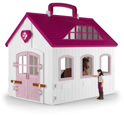 Schleich Horse Club Klinika pro koně herní set Zdravá kopyta