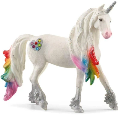 Schleich Koník Bayala jednorožec hřebec srdíčkový duhový figurka ručně malovaná Schleich Koník Bayala jednorožec hřebec srdíčkový duhový figurka ručně malovaná