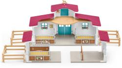 Schleich Stáj u jezera herní set se 3 koníky a 2 figurkami s doplňky plast