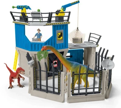 Schleich Velká dinosauří výzkumná stanice herní set s dinosaury a doplňky