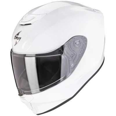 Scorpion EXO-JNR AIR SOLID bílá dětská integrální helma na motorku