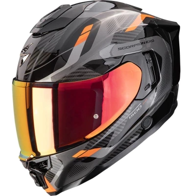 Scorpion EXO-1500 Air Sleek černo-oranžová integrální helma na motorku