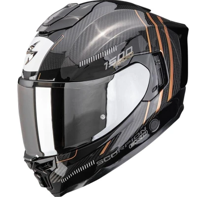 Scorpion EXO-1500 Carbon Air Zity černo-měděná integrální helma na motorku