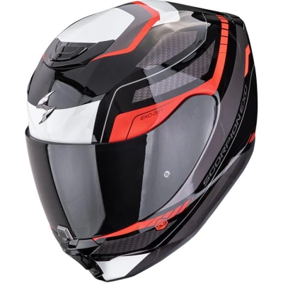 Scorpion EXO-391 Leo černo-červená integrální helma na motorku