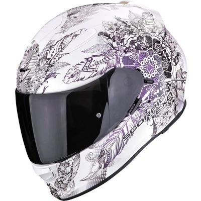 Scorpion EXO-491 Dream bílá chameleon integrální helma na motorku