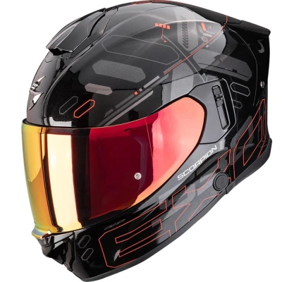 Scorpion EXO-530 Air Fond metalická černo-červená integrální helma na motorku