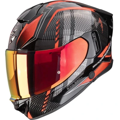 Scorpion EXO-530 Air Theras metalická černo-červená integrální helma na motorku