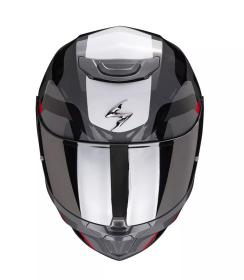 Scorpion Integrální přilba EXO-391 Arok šedo-červeno-černá - vel. M - 57-58 cm