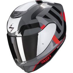 Scorpion Integrálna prilba EXO-391 Arok šedo-červeno-čierna - vel. M - 57-58 cm Scorpion Integrálna prilba EXO-391 Arok šedo-červeno-čierna - vel. M - 57-58 cm