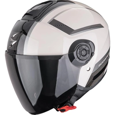 Scorpion EXO-CITY II Cosmos krémovo-černá otevřená helma na motorku