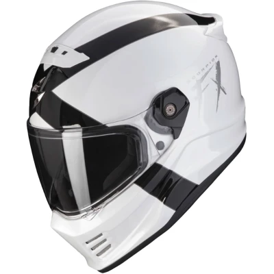 Scorpion COVERT FX GALLUS bílo-černá integrální helma na motorku