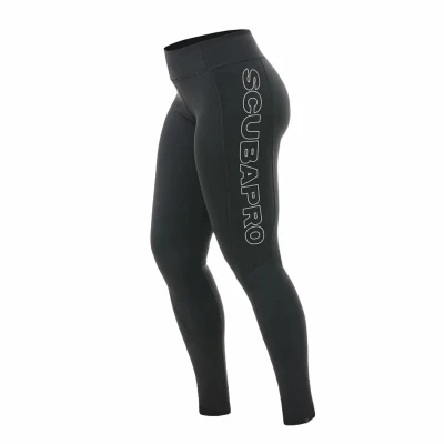 Scubapro T-FLEX LEGGINGS WOMEN UPF50 černé dámské lycrové kalhoty
