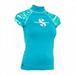 Scubapro Dámské lycrové triko RASHGUARD CARIBBEAN UPF50, krátký rukáv Scubapro Dámské lycrové triko RASHGUARD CARIBBEAN UPF50, krátký rukáv