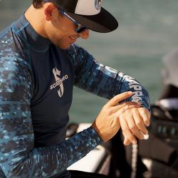 Scubapro Pánské lycrové triko RASHGUARD AEGEAN UPF50, dlouhý rukáv