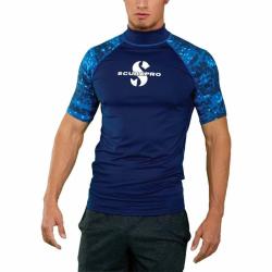 Scubapro Pánské lycrové triko RASHGUARD AEGEAN UPF50, krátký rukáv POUZE XL (VÝPRODEJ)