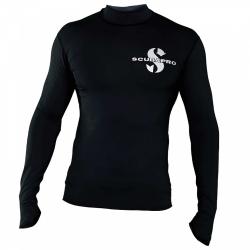 Scubapro Pánské lycrové triko RASHGUARD BLACK SWIM UPF50, dlouhý rukáv