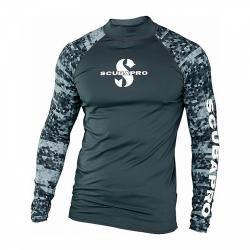 Scubapro Pánské lycrové triko RASHGUARD GRAPHITE UPF50, dlouhý rukáv Scubapro Pánské lycrové triko RASHGUARD GRAPHITE UPF50, dlouhý rukáv