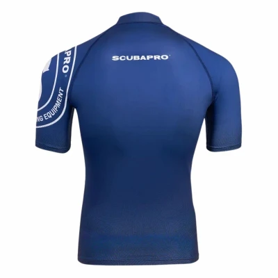 Scubapro Pánské lycrové triko RASHGUARD T-FLEX NAVY UPF50, krátký rukáv