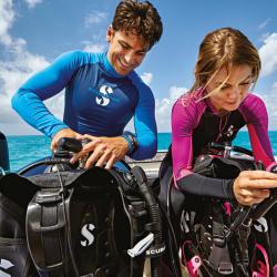 Scubapro Pánské lycrové triko T-FLEX AEGEAN UPF80, dlouhý rukáv