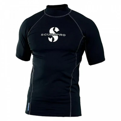 Scubapro Pánské lycrové triko T-FLEX BLACK UPF80, krátký rukáv Scubapro Pánské lycrové triko T-FLEX BLACK UPF80, krátký rukáv