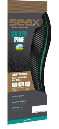 SEAX Vložky do topánok Silver Pine
