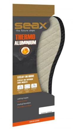 SEAX Vložky do bot Thermo Aluminium